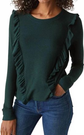 Michael Stars Kristi Ruffle Top In Balsam