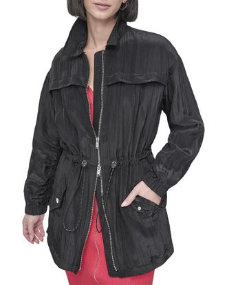 DKNY Textured Anorak Jacket