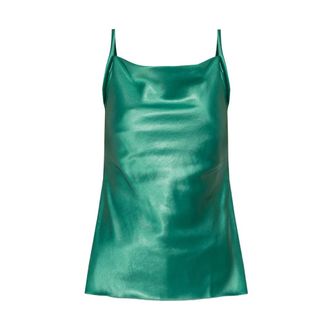 Nanushka Tops, Dames, Groen, M, Polyester, Goed tanktop