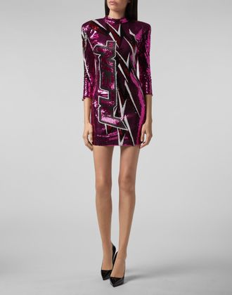 Philipp Plein Short Dress Thunder