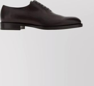 Ferragamo amber round toe leather shoes