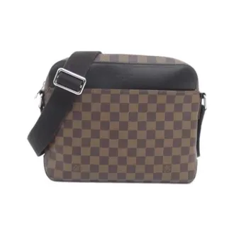 Louis Vuitton Pre-owned Vintage Damier Canvas Schoudertas - Heren - Pre-owned - Bruin - Maat: ONE Size