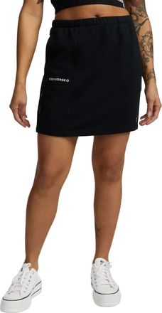 Converse (WMNS) Converse Wordmark Knit French Terry Skirt Black 10024530-A05