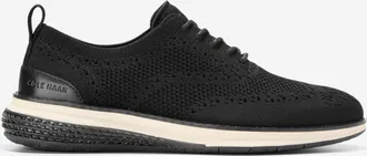 Cole Haan Mens Øriginal Grand Energyweave Stitchlite Wingtip Oxford Shoes - Black Size 10.5