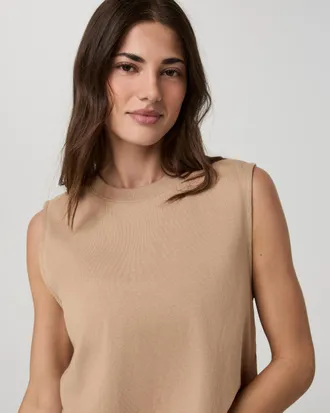 Vuori Clothing Heavyweight Cotton Easy Tank Top | Goldenrod | XS, Size Extra Small
