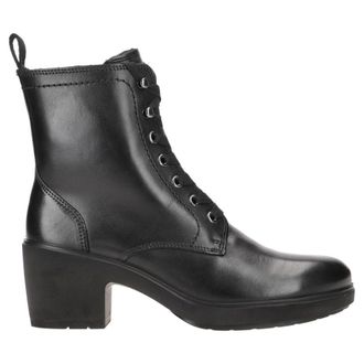 Ecco Ecco Metropole Zurich 222223 Full Grain Leather Womens Lace Up Boots - Black - Size:UK 8-8.5