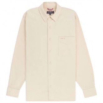 Amundsen & Scott Mens Framheim Flannel Shirt In Oatmeal