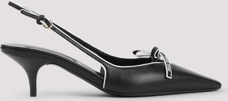 Miu Miu Black Slingback Pumps