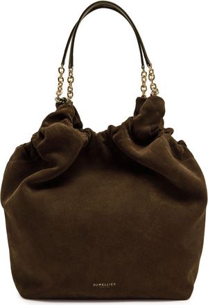 DeMellier Miami Suede Tote - Dark Brown - One Size
