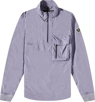 Belstaff Ramp Violet Light Purple Quarter Zip Windbreaker Jacket