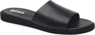 BOSS Darrel Slide Sandal in Black at Nordstrom Rack, Size 12Us / 11Uk