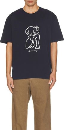 Saturdays Surf NYC Philippine Relaxed Short Sleeve T-Shirt In Midnight