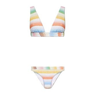 Missoni Bikinis, female, Multicolor, Size: 3XS Bralette Bikini with D&eacute;grad&eacute; Zigzag Pattern