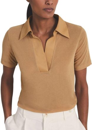 Reiss Wren Fitted Cashmere-Blend Polo Shirt