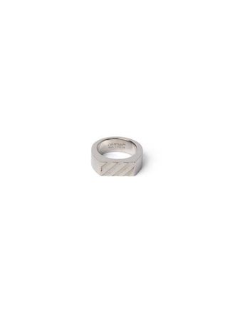Off-white Diag Band Ring in Silver at Nordstrom, Size 10