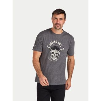 Raging Bull Work Hard Ride Easy T-Shirt in Charcoal at Nordstrom, Size X-Large Big
