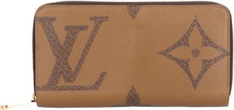 Louis Vuitton Monogram Brown Monogram Reverse Canvas Long Wallet (Bi-Fold) (Pre-Owned)