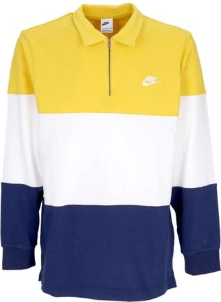 Nike Colorblock Long Sleeve Polo Shirt - Heren - Sportshirts - Veelkleurig - XL - Katoen - Fitness