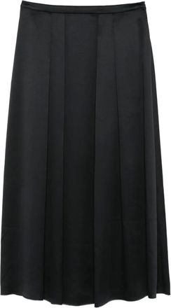 Emporio Armani pleated midi skirt - Black