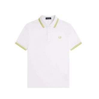 Fred Perry Hombre, Camisetas, Blanco, Talla: M