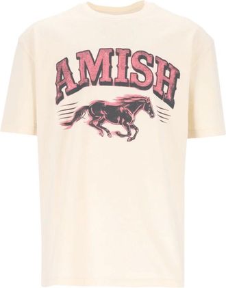 Amish Jersey Wild Horse SW - Tops - Hombre - Beige - XL