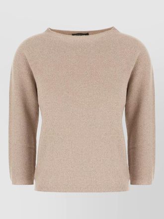 Fabiana Filippi wool blend sweater textured knit ribbed trim