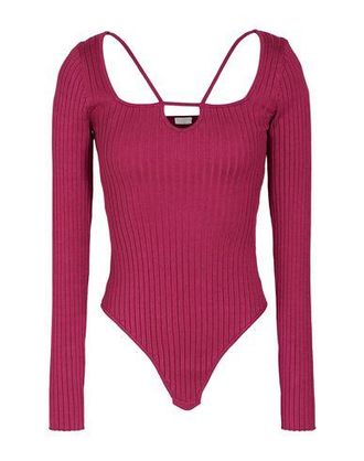 8 by YOOX RIBBED-KNIT LONG SLEEVE BODYSUIT