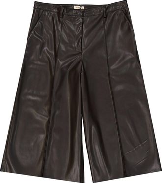 Blanca Vita Blanca Vita Faux Leather Shorts