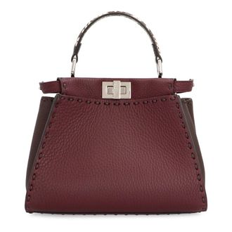 Fendi Handbags, female, Red, ONE SIZE, Peekaboo Mini