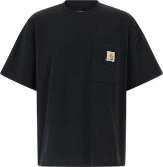 Carhartt Work in Progress Work Pocket T Shirt Nero-Uomo