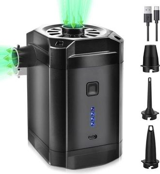 OEM Bomba De Aire El&eacute;ctrica Con Bater&iacute;a, Bomba Recargable Para Colch&oacute;n De Aire De 5200 Mah, Minibomba El&eacute;ctrica 2 En 1 Con Bater&iacute;a Y Usb, Piscina