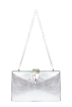 Lauren Lorraine Dori Clutch in Silver at Nordstrom