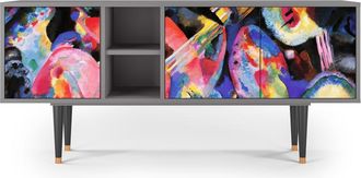 StoryZ Mueble de TV multicolores 3 puertas L 150 cm