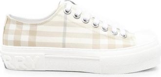 Burberry Sneakers - Dames - Sneakers - Wit - 35 EU - Katoen - Schoenen
