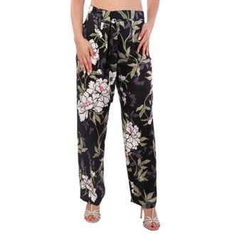 Marella Broeken > Wijde broeken - Dames - Wijde Broeken - Veelkleurig - XL - Broeken