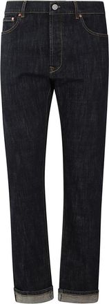 TELA GENOVA Stijlvol Italo horloge voor mannen - Heren - Slim Fit Jeans - Blauw - W35 - Katoen - Jeans