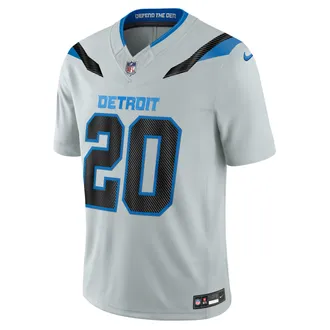 Nike Barry Sanders Detroit Lions Rivalries Collection Nike Mens Dri-FIT NFL Limited Jersey in Grey | 37NM0JFLW1K-U90