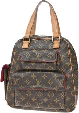 Louis Vuitton Pre-owned Handbags, female, Brown, Size: ONE SIZE Pre-owned Vintage Canvas Handbag