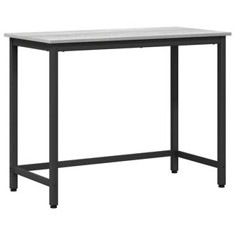 vidaXL Mesa Gris Sonoma 80 X 50 X 76,5 Cm Madera Ingenierizada Y Acero Vidaxl