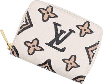 Louis Vuitton Monogram Cream Monogram Coin Purse/Coin Case (Pre-Owned)