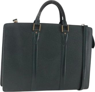 Louis Vuitton Pre-owned Handbags, female, Green, Size: ONE SIZE Pre-owned Leather Handbag