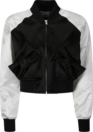 Comme Des Garçons Two-Tone Bomber Jacket