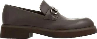 Ferragamo Calfskin Slip-On Mens Loafers
