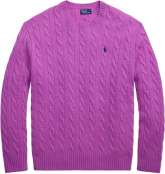 Ralph Lauren Sweater Pullover Cable Knit Oversize