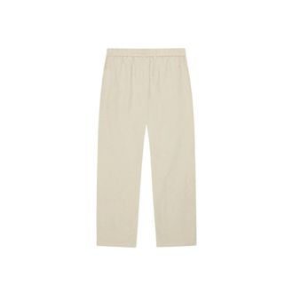 Les Deux Linen Casual Trousers - male - Les Deux - Straight Trousers - Beige - 2XL - Trousers