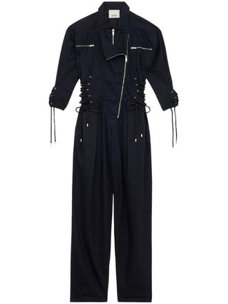 Isabel Marant Irianna jumpsuit - women - Cotton/Cotton - 36 - Black