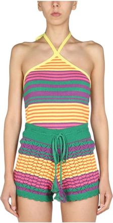Gallo Mouwloze tops - Dames - Tops zonder mouwen - Veelkleurig - XS - Katoen - Tops