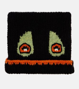 Loewe x Louis Wain Cat wool-blend beanie