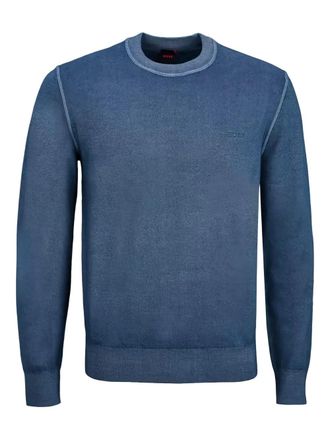 HUGO BOSS Astefo crew-neck sweater - Blue