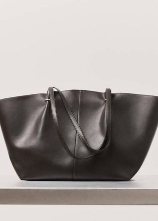 Mango Borsa shopper dettagli metallo kaki - Donna - Taglia unica - MANGO